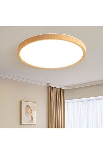 STARSTAR Wood grain recessed LED ceiling light 24W.