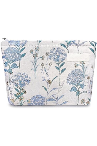 SYOSI Cosmetic Pouch, Large Capacity Canvas Makeup Bag With Zipper for Women ...