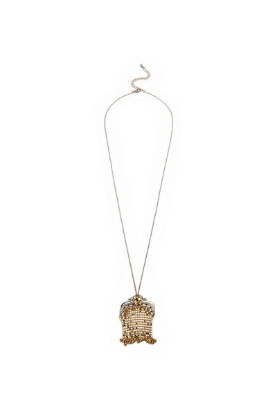 Twist METAL BONCUKLU ÇİFT RENKLİ KOLYE