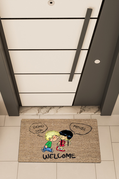 Dormot DEAS HOME, Ψηφιακή Εκτύπωση, Θέμα WELCOME Κεράσι και Σταφύλι, Χαλάκι Ε...