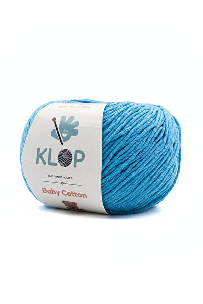 KLOP Baby Cotton Amigurumi Punch İpi %100 Pamuk Cilt Dostu 50 gr 130 Metre Tu...