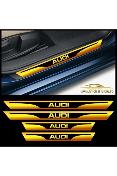 StickITsibiu Set Protectie Praguri Audi - Stickere Auto | Rezistent Apa + UV