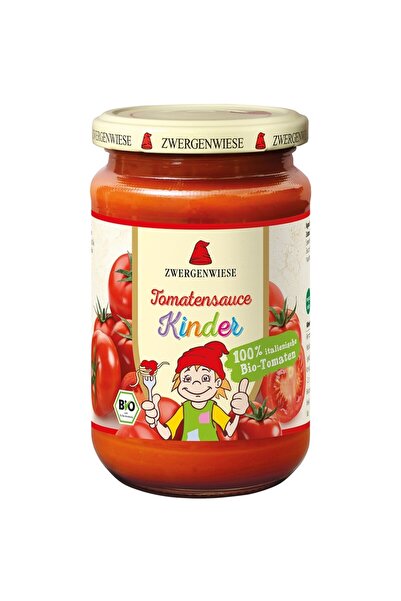 Zwergenwiese Sos de roșii pentru copii cu îndulcitor din mere, fără gluten, b...