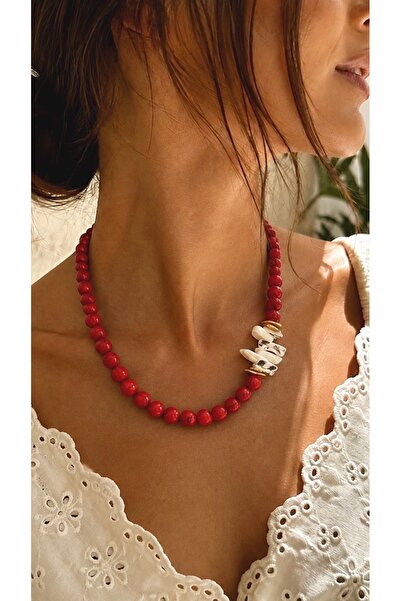 nevaastil takı & aksesuar Crimped Coral Natural Stone Natural Stone Design Wo...