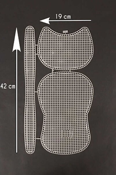 Belomia Hobby Plastik Çanta Kanvası Kedi Model 42x19
