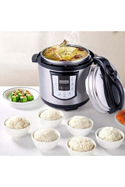 Nova 10L Electric Pressure Cooker 1600W Multi Function Digital Cooker with St...