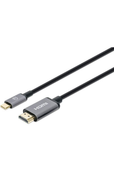 MANHATTAN Καλώδιο HDMI Αρσενικό σε Αρσενικό 2μ Μαύρο Κωδικός: 153607