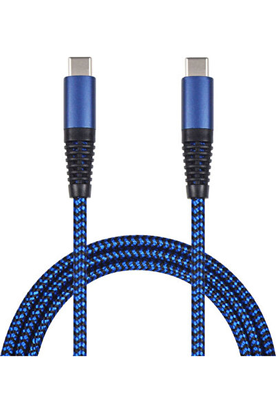 2go Καλώδιο USB 2.0 USB-C αρσενικό - USB-C Μπλε 1μ (797194)