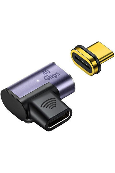 MicroConnect Μαγνητικό USB4 Γενιά 3x2 90 °   Προσαρμογέας 1100903 MC-USB4CCMF...