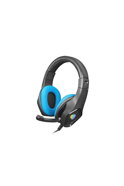 FURY Căști de gaming Phantom cu fir, cu microfon, mufă jack de 3,5 mm și USB-...