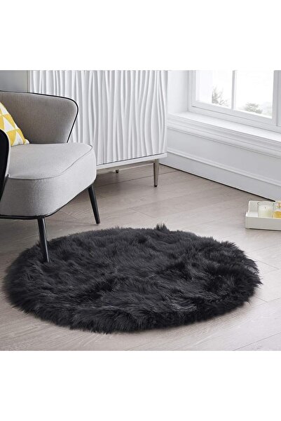 GENERAL CIICOOL White Fluffy Faux Fur Rug, Small Washable Sheepskin for Bedro...