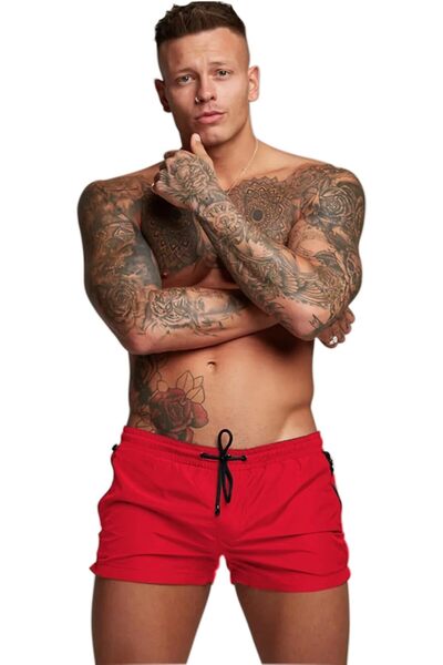 GENERAL Men’s Swim Trunks Quick Dry Swim Shorts Board Shorts with Triangle Me...