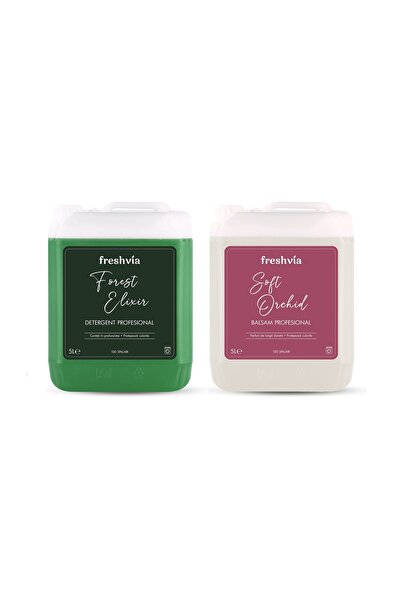 freshvia Pachet cu 1x Detergent Profesional Forest Elixir + 1x Balsam Soft Or...