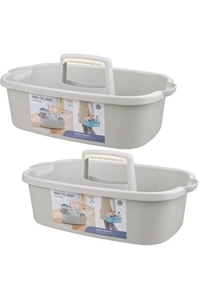 JiatuA Large Cleaning Supplies Caddy Portable Shower Basket Supply Organizer ...