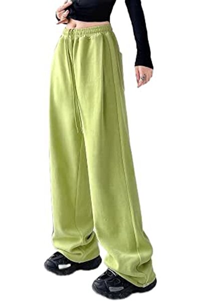 GENERAL Womens Wide Leg Sweatpants Casual Loose Yoga Pants Comfy Lounge Jogge...