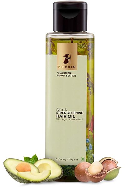 Pilgrim Amazonian Patuá STRENGTHENING HAIR OIL with Argan & Avocado oil for s...