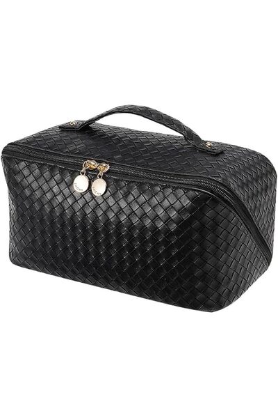 EACHY Travel Makeup Bag,Large Capacity Cosmetic Bags for Women,Waterproof Por...