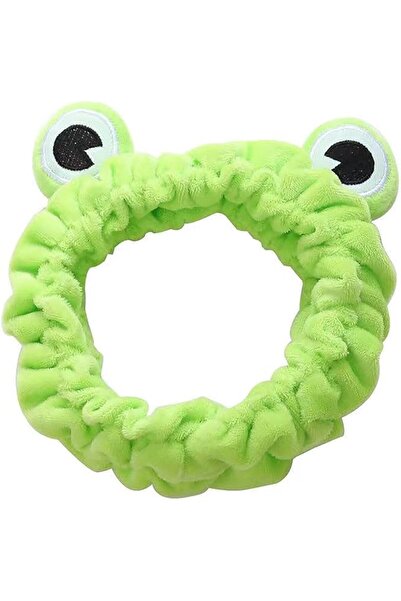 GENERAL Jowmoy Green Frog Eye Elastic Headband - Versatile for Spa, Skincare,...