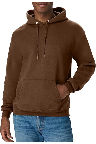 HANES mens Ecosmart Hoodie, Midweight Fleece Sweatshirt, Pullover Hooded Swea...