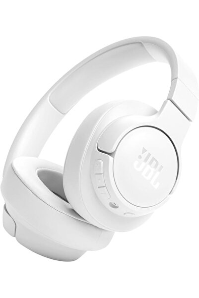 JBLTM سماعات رأس JBL Tune 720BT فوق الأذن، لون أبيض، لاسلكية