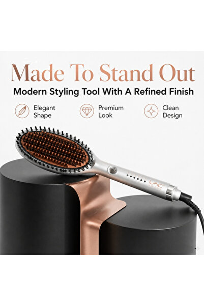 Generic Brand Hot Air Straightening Brush, LED Temp Display Heated Hair Strai...