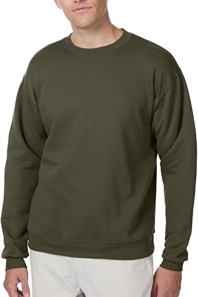 HANES Men's Ecosmart Fleece Sweatshirt, Cotton-blend Pullover, Crewneck Sweat...