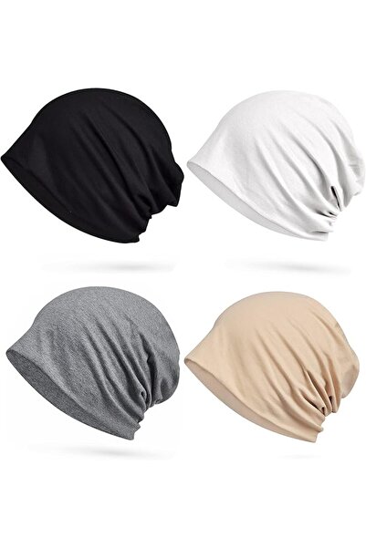 GENERAL Cotton Slouchy Beanie Hip-Hop Soft Lightweight Running Beanie Adult D...
