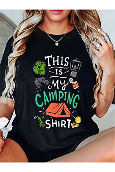 23ERVA Camping, Women's This Is My Camping Shirt Design, Pure Cotton T-Shirt,...