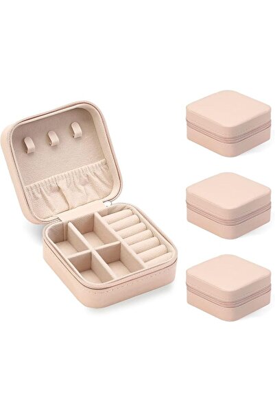 GENERAL ZPROW Plush Velvet Travel Jewelry Case, Organizer, Box, Small Case fo...