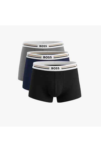 BOSS 3'lü Trunk Revive Erkek Renkli Boxer