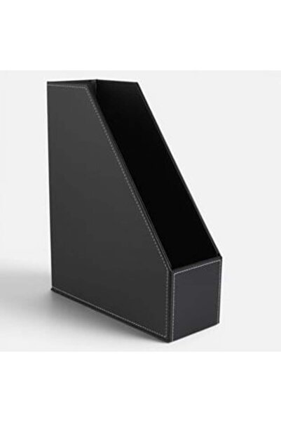 OEM Black Faux Leather File Holder 26x10x32cm