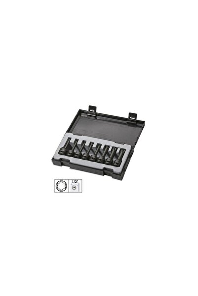 Skin Generics SET 8 IMBUSURI DE IMPACT TORX LUNGI DE 1/2` Jbm 52340