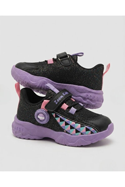 Enes Ayakkabıcılık Girl's velcro lace detailed orthopedic daily sneaker sport...