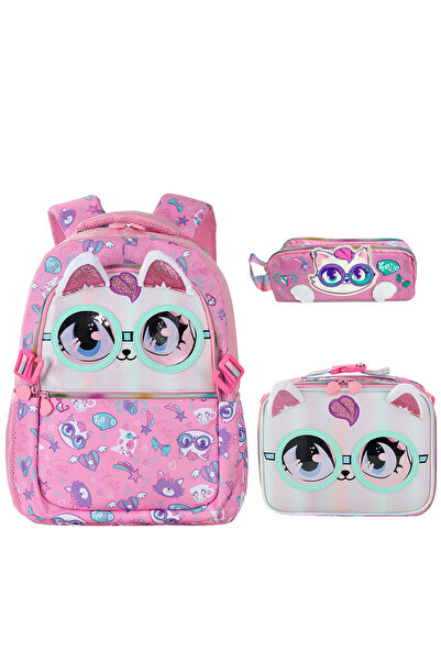 GOG 3PCS Girls School Backpack Set with Connectable Insulated Lunch Bag & Pen...