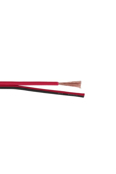 Alista Home OFC speaker cable 2x1 mm 100m, red black audio, flexible, for spe...