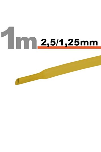 Alista Home Tub termocontractabil galben pentru izolația cablurilor, 2,5 / 1,...