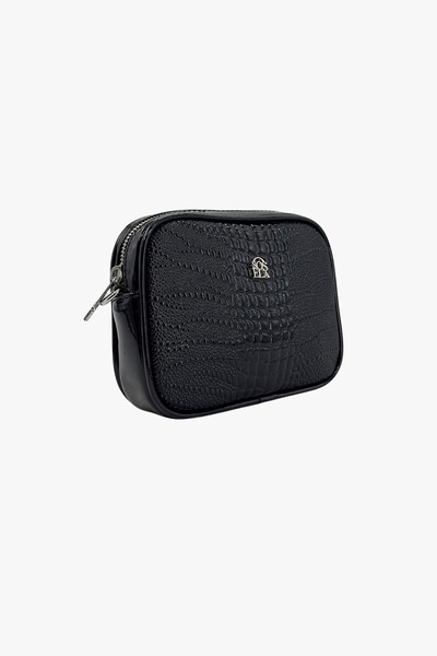 SOSELA 67-7172 Women's R.Boncuk Black Crossbody Bag