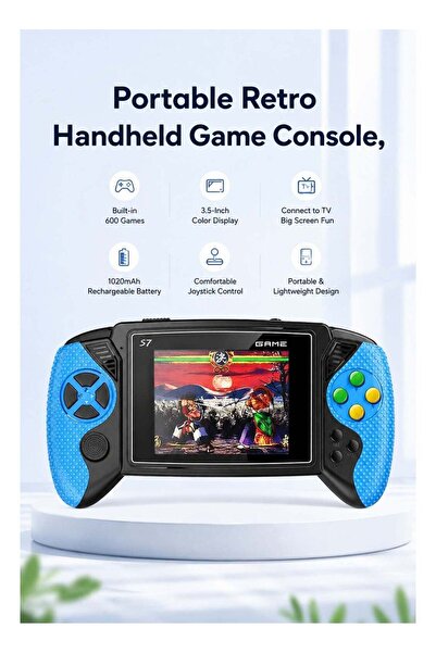 Generic Portable Retro Handheld Game Console 3.5-Inch Screen with 600 Built-I...