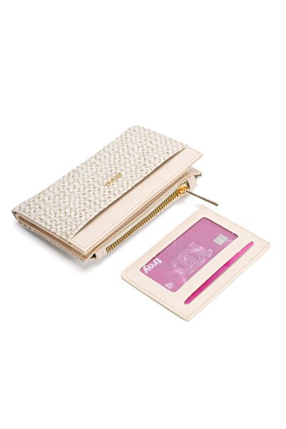 essbag Women's Card Holder Detailed Two-Piece Insertable Card Holder Wallet