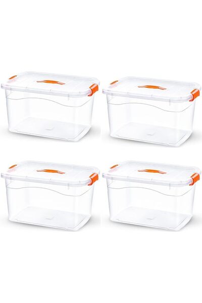 CITYRIYA LONG Storage Bins, Clear Storage Box, Stackable Storage Containers, ...
