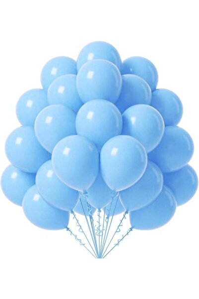 GENERIK Blue Balloons 12 inch, 50 Pack Light Blue Latex Party Balloons Helium...