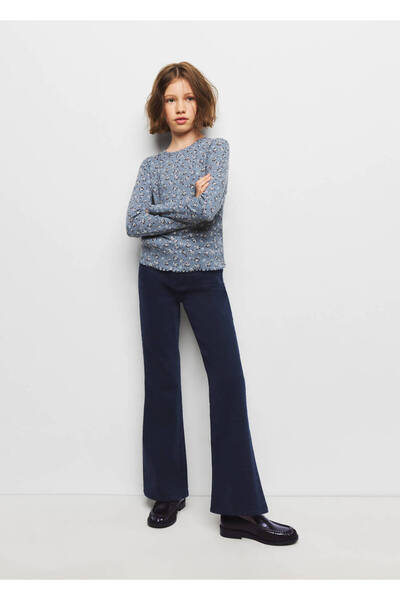 MANGO Kids Waistless flared jeans