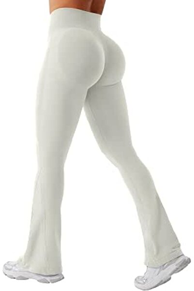 GENERAL YEOREO Boost Mini Flare Leggings Womens Workout Booty Lifting Legging...