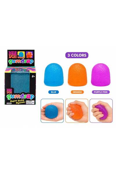 Squishable Gumdrop Super Solid Squish! Fidget Toy | Slow Rebound Stress Relie...