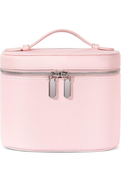 honitty Makeup Bag Travel Makeup Bag with Compartments and Handle Portable To...