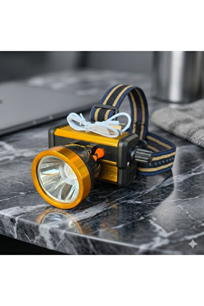 Generic Led Headlamp Steel Moving Head USB Rechargeable Strong Light for Hiki...