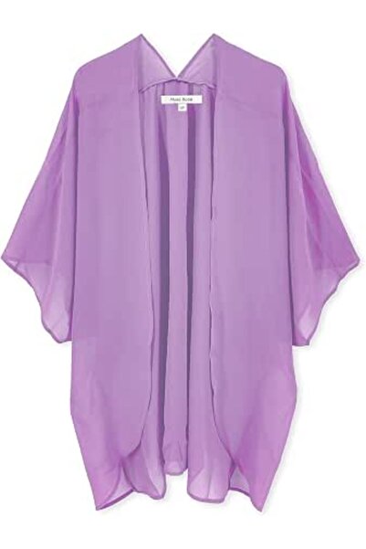 Chiffon Underwear كيمونو شيفون للنساء - غطاء للمايوه - كارديغان صيفي للشاطئ