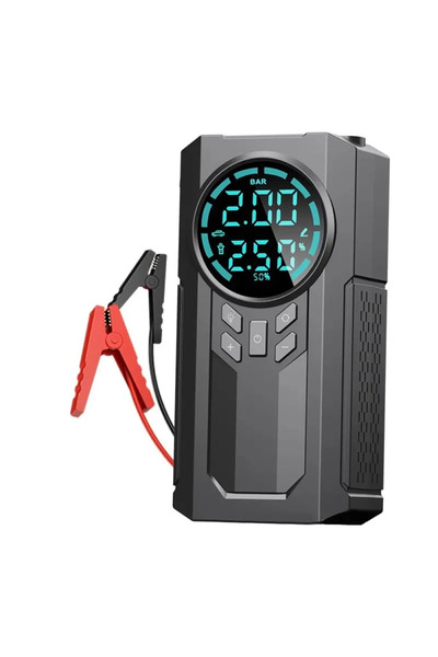 Generic Brand 4 في 1 متعدد الوظائف 150 PSI 7.4 V 8000 mAh باور بانك مع ضاغط ه...