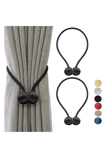 IM FineLife Magnetic Curtain Tiebacks 1 Pair Curtain Straps Strong Magnetic C...