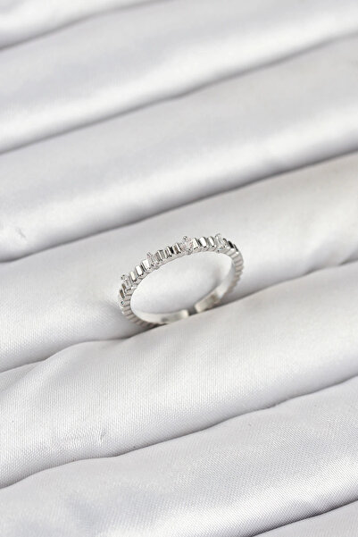 SORA GROUP Brass Silver Color Laser Cut Women Ring
